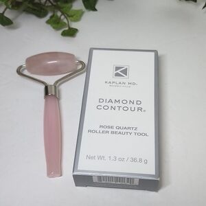 Kaplan MD Diamond Contour Brazilian Rose Quartz Roller Beauty Tool